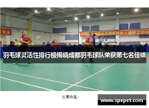 羽毛球灵活性排行榜揭晓成都羽毛球队荣获第七名佳绩